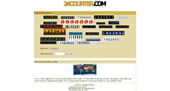 Desktop Screenshot of 24counter.com